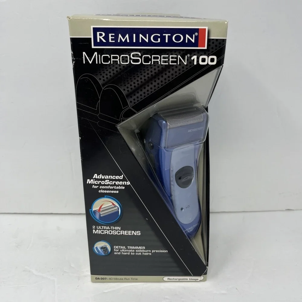 REMINGTON DA-307 Men's Microscreen 100 ELECTRIC SHAVER Rechargeable New
